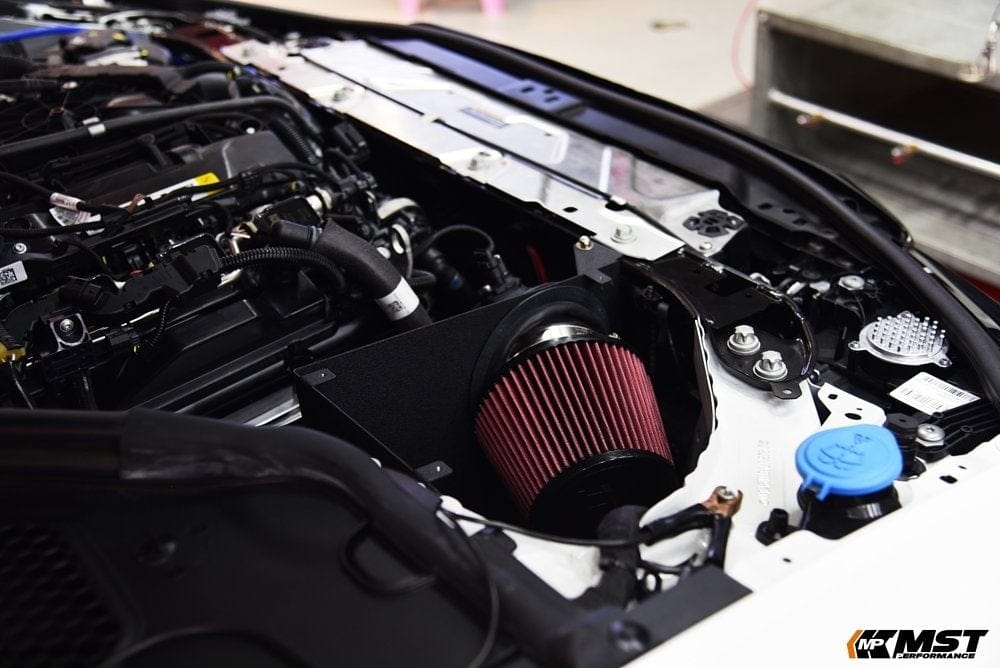 MST open-type intake installed