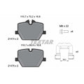 Textar 2470401 rear brake pad set