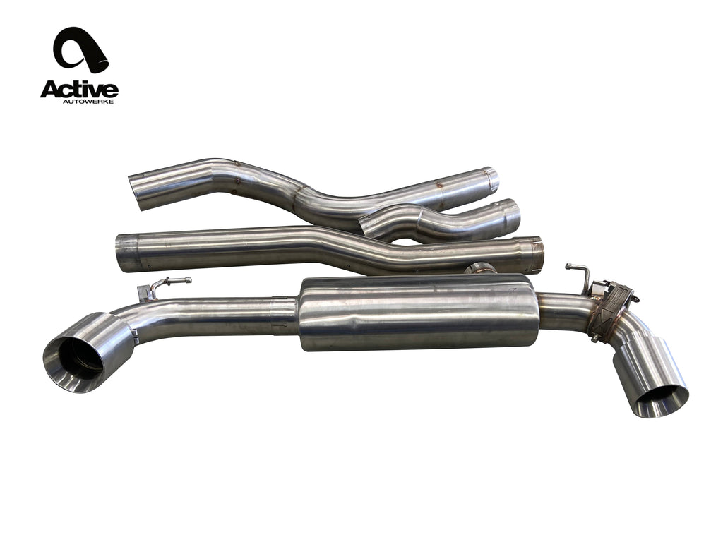 Active Autowerke Supra A90/A91 cat-back exhaust – view 3