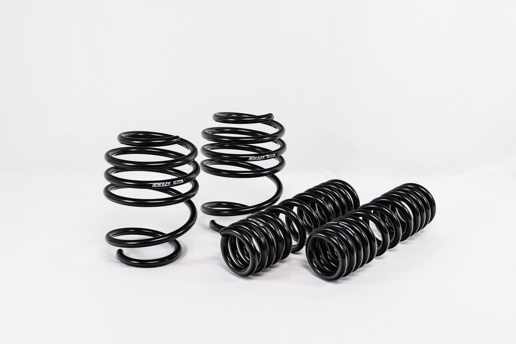 Swift Spec-R spring coil detail for BMW M3