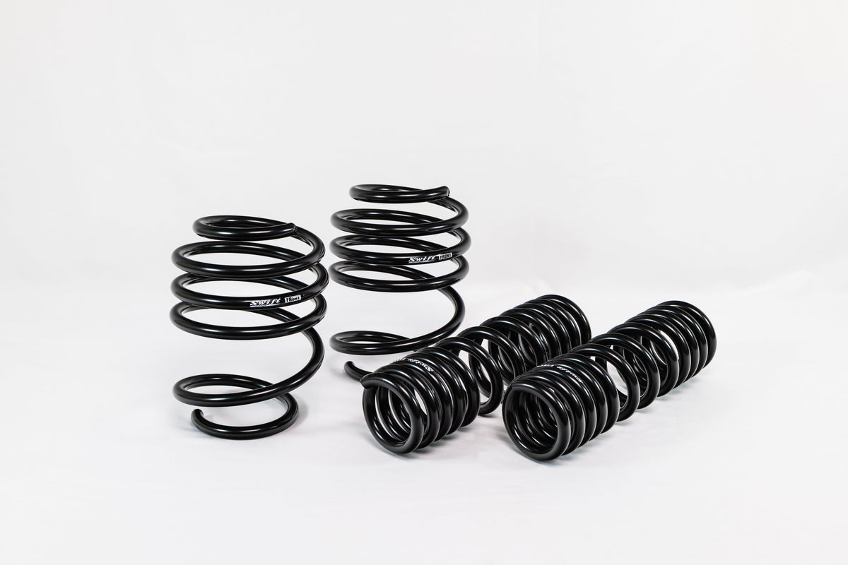 Swift Spec-R spring coil detail for BMW M3