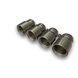 Remus Titanium Brushed exhaust tips 0048 70TI