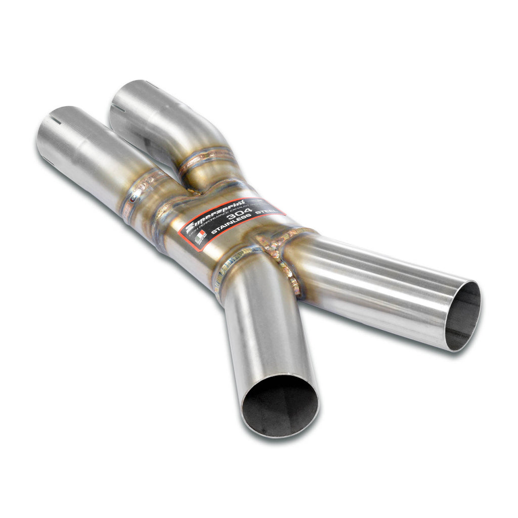 Supersprint Twin Pipe Resonator Delete X-Pipe Package (for OEM Muffler) – BMW M3 / M4 (G8X) S58
