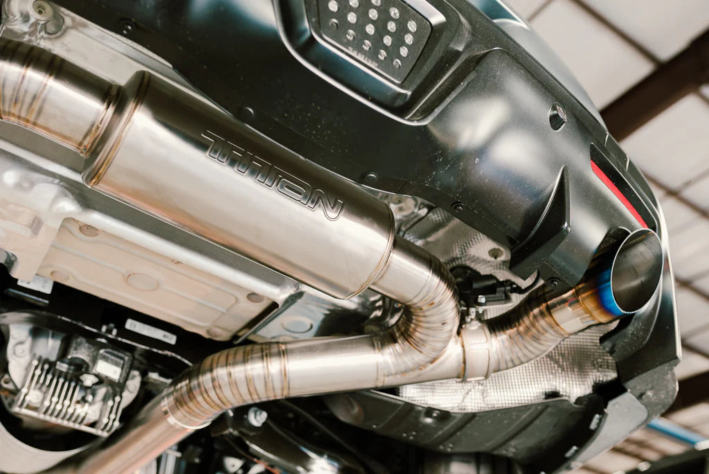 Titan Motorsports Full Titanium Valved Exhaust System - Toyota GR Supra (A90/A91) - view 3