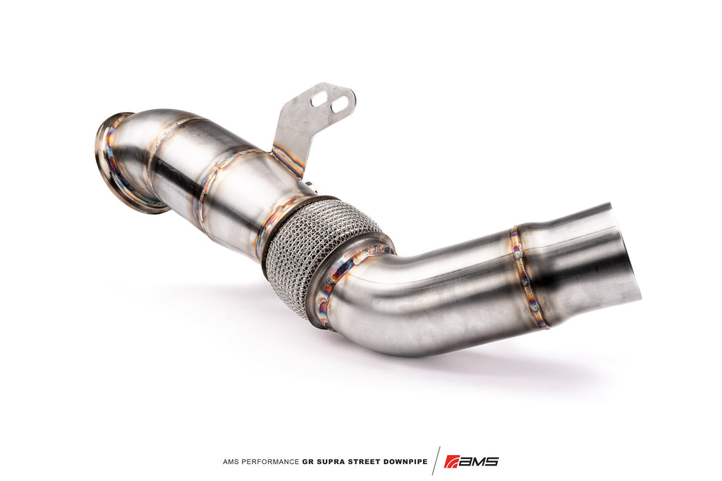 AMS Performance Toyota GR Supra Street Downpipe w/ GESI Catalytic Converter