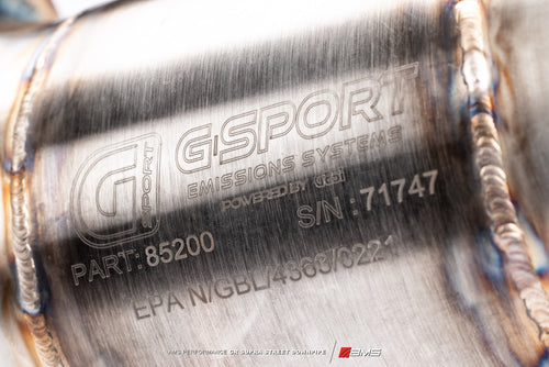 AMS Performance Toyota GR Supra Street Downpipe w/ GESI Catalytic Converter