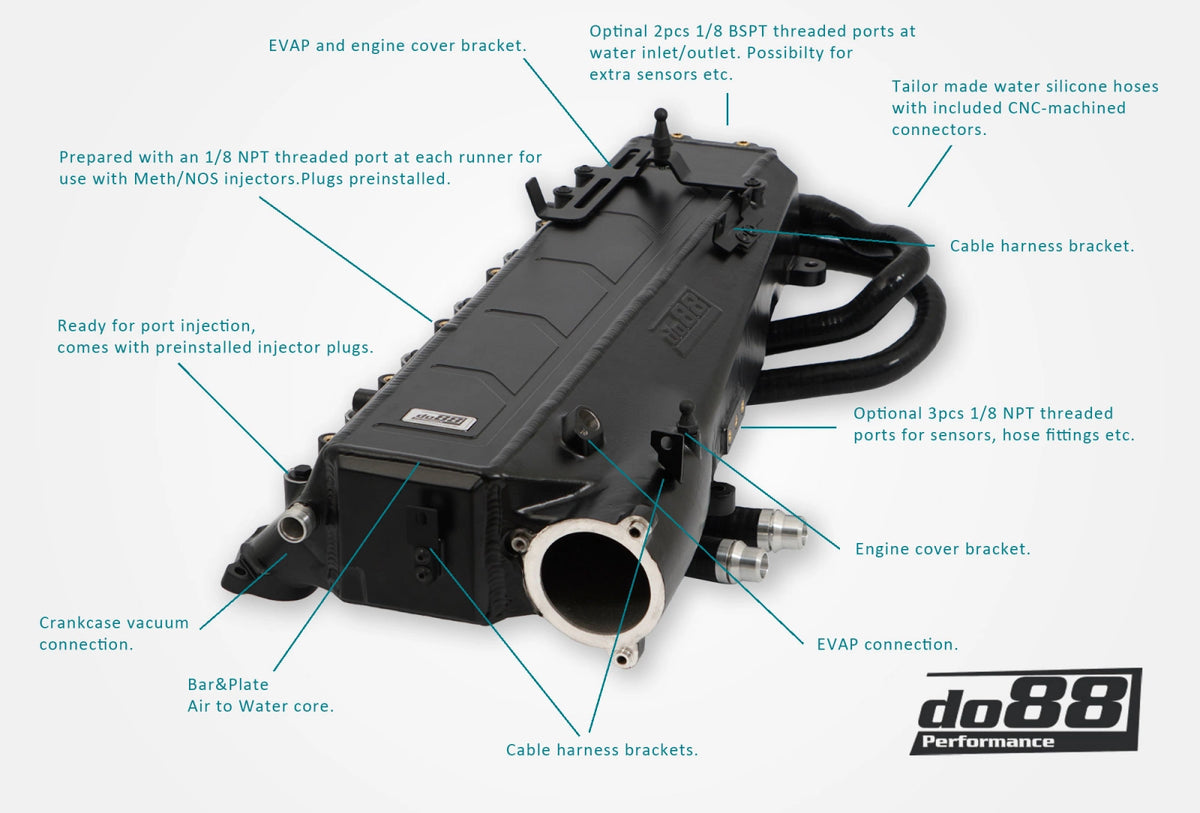 do88 Charge Cooler Manifold – BMW B58/S58 & Toyota Supra