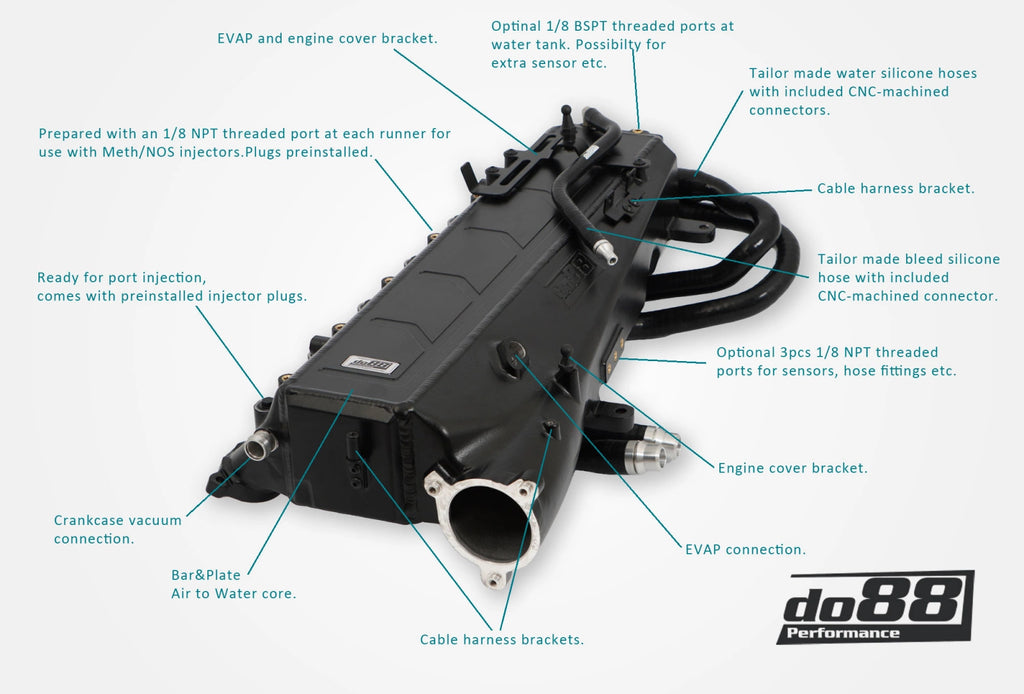 do88 Charge Cooler Manifold – BMW B58/S58 & Toyota Supra