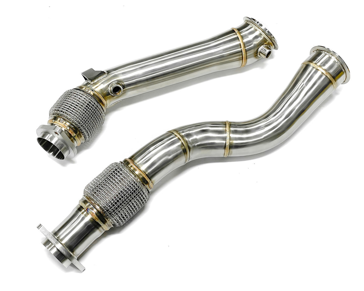 RK Autowerks S58 Catless Downpipes for BMW F97 X3M F98 X4M