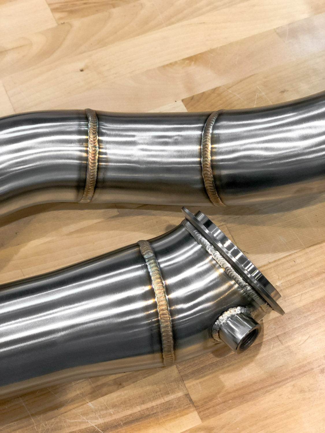 RK Autowerks S58 Catless Downpipes X3M X4M detail 3