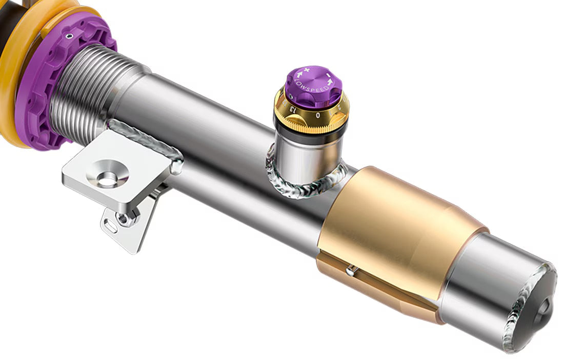 KW V4 Coilover Kit front adjuster detail