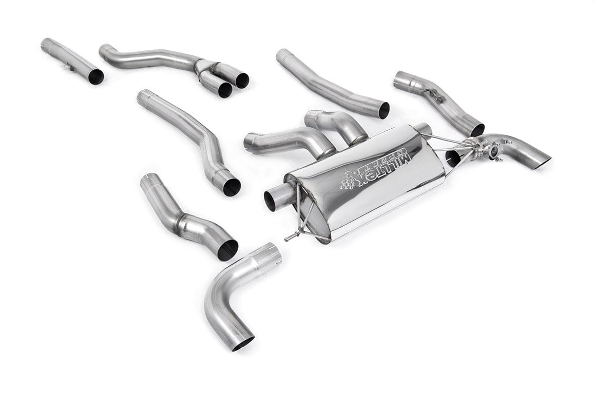 Milltek Cat-Back Exhaust – BMW M240i xDrive (G42) B58 – GT-100 Cerakote Black
