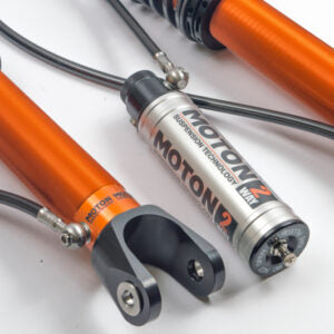 Moton 2-Way Clubsport Coilover remote reservoir detail