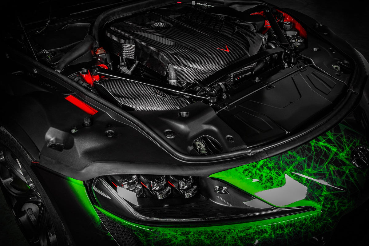 Eventuri Z4 intake installed detail