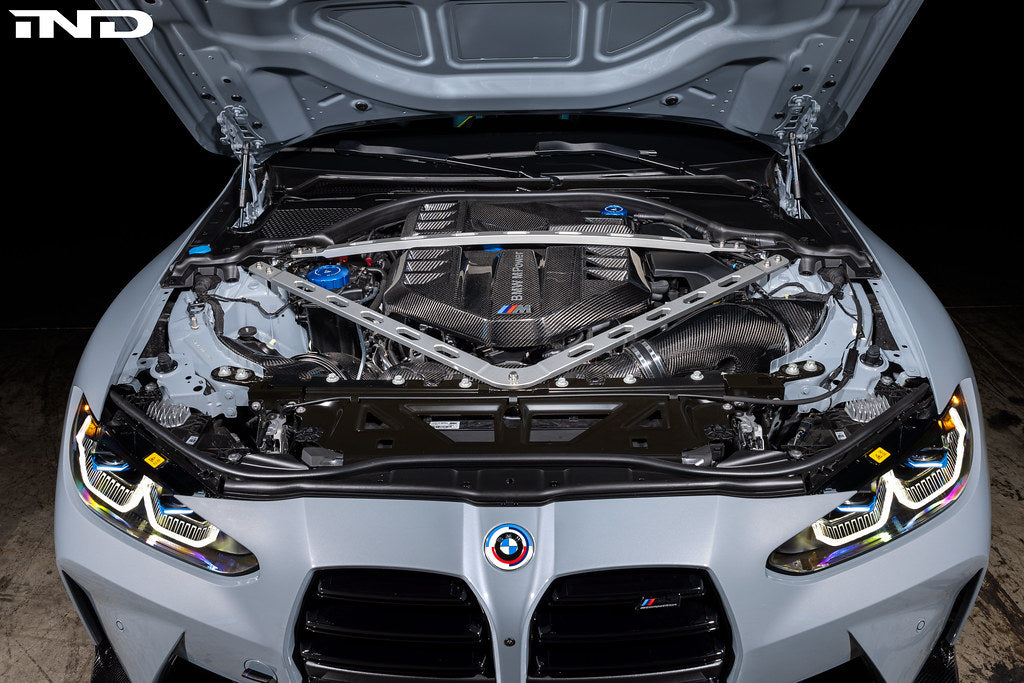 Eventuri G8X S58 engine cover engine bay detail