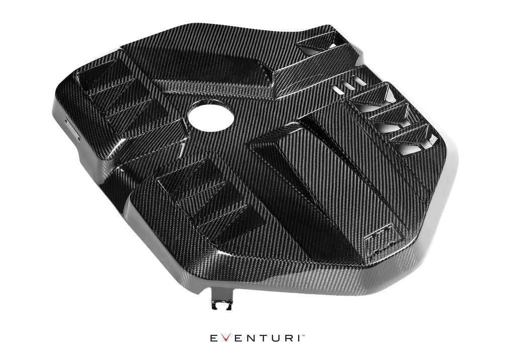 Eventuri G8X S58 gloss carbon engine cover profile
