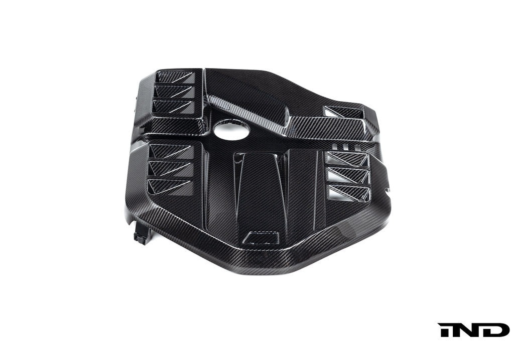 Eventuri BMW G8X S58 black carbon engine cover - gloss