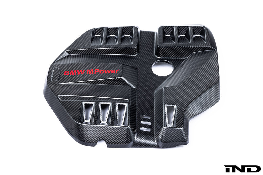 Eventuri BMW G8X S58 black carbon engine cover - matte