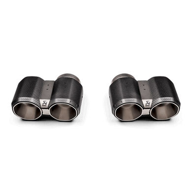 Akrapovic Octagon Carbon Fiber Exhaust Tip Set for BMW G8X M2 M3 M4
