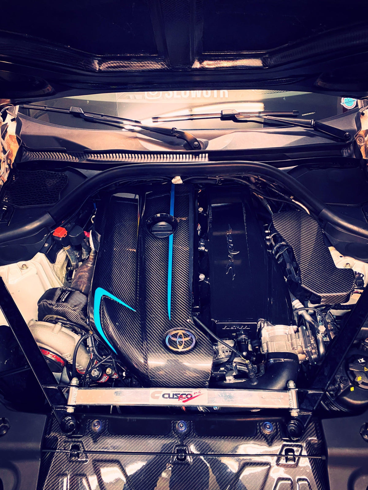 EOS B58 Port Injection Kit installed