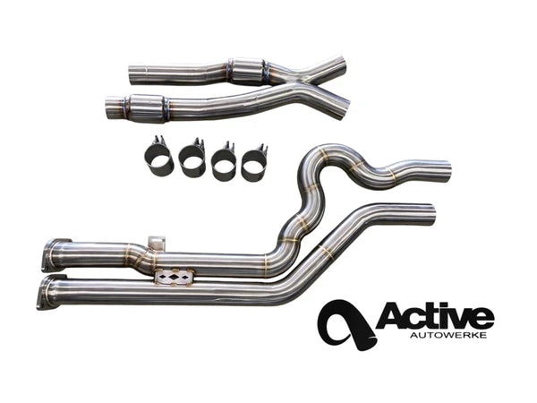 Active Autowerke equal length midpipe for BMW X3M/X4M S58