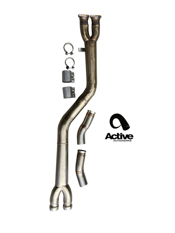 Active Autowerke single midpipe for BMW X3M/X4M S58