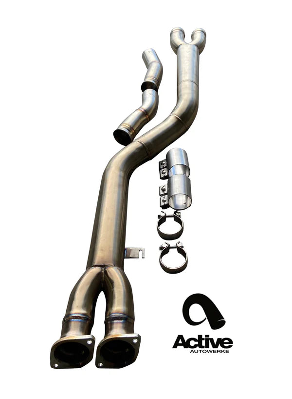 Active Autowerke single midpipe for BMW X3M/X4M S58